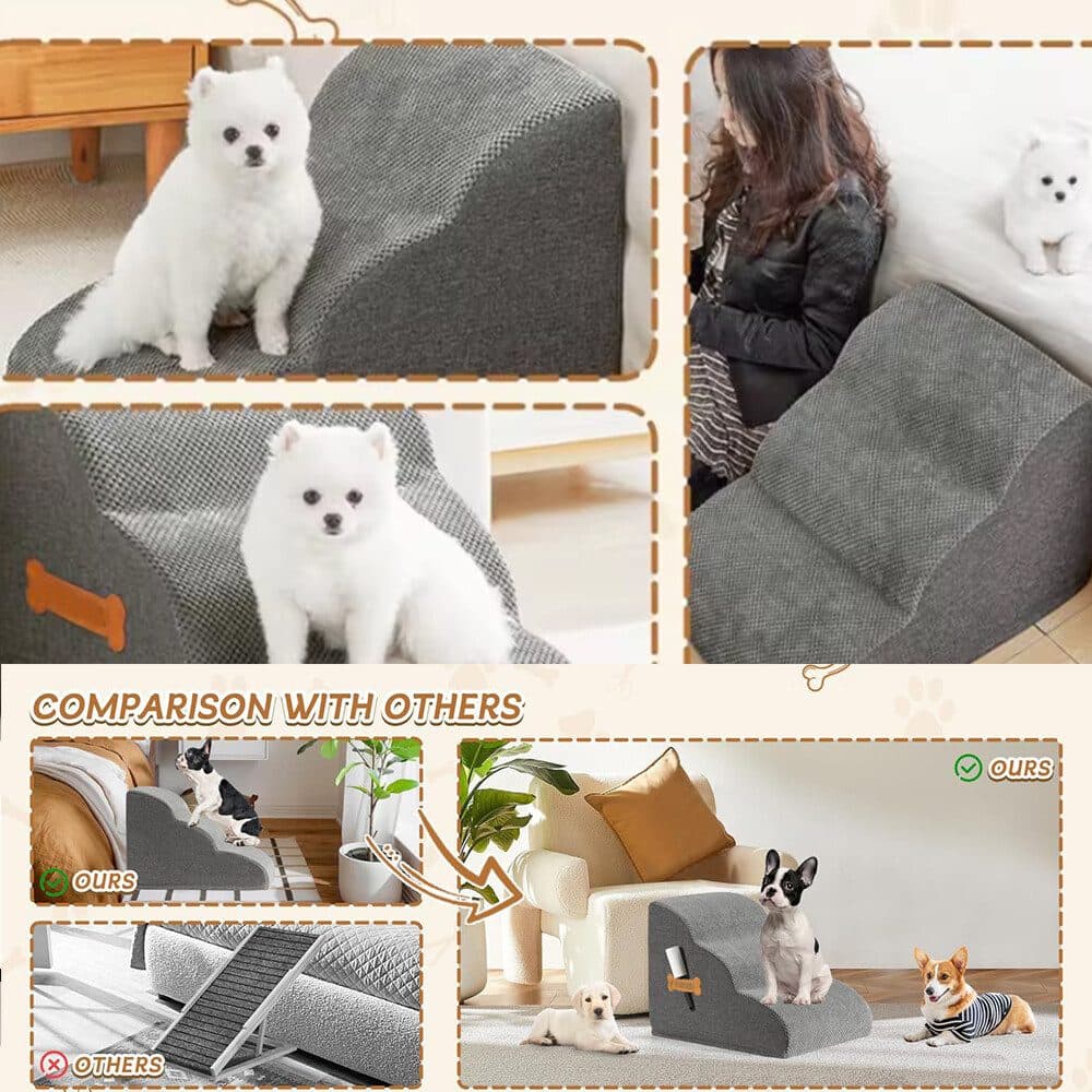 Foam Pet Stairs That Give Smaller and Older Pets Safe Access - image 7