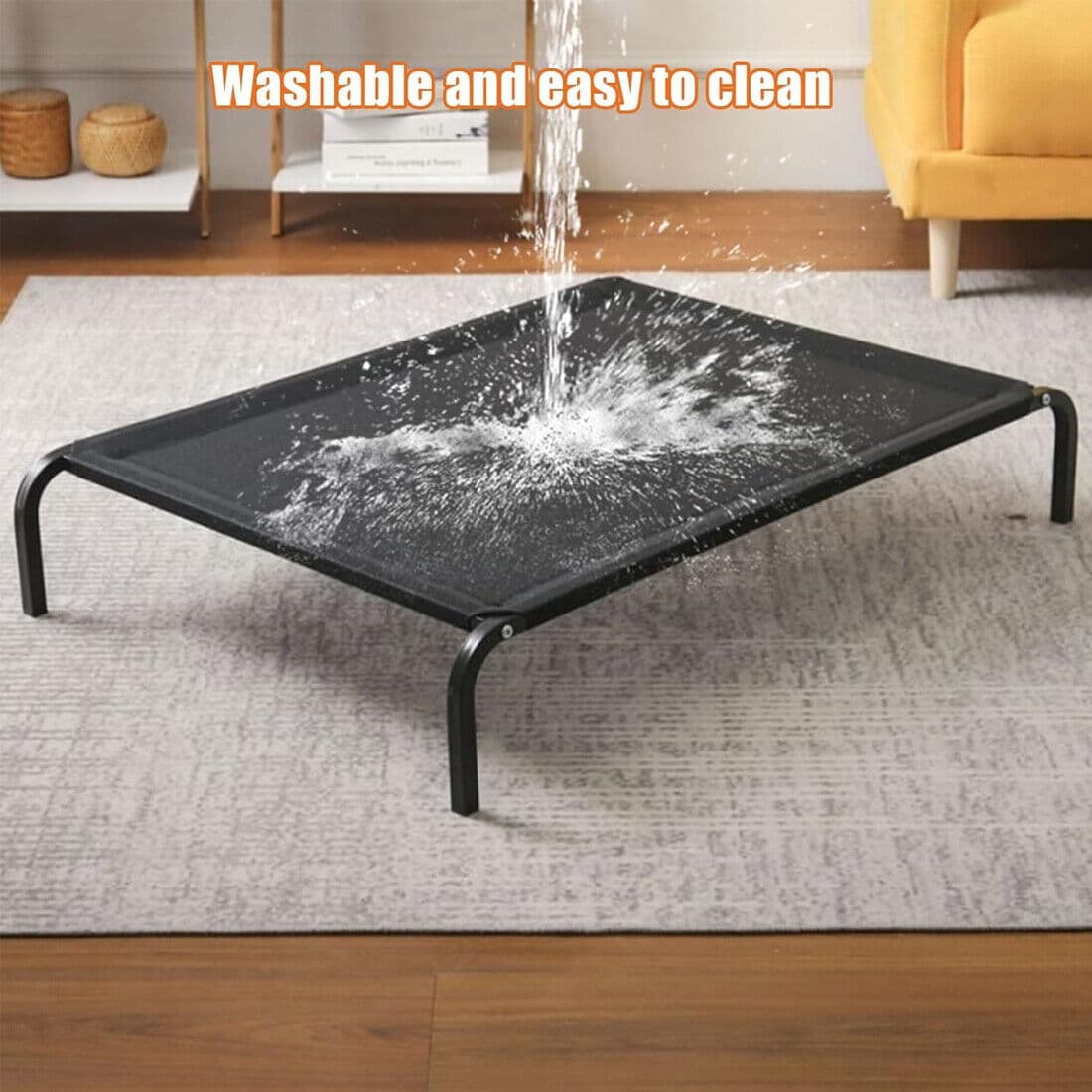 Raised Mesh Pet Cot for Cooler Everyday Rest - image 5