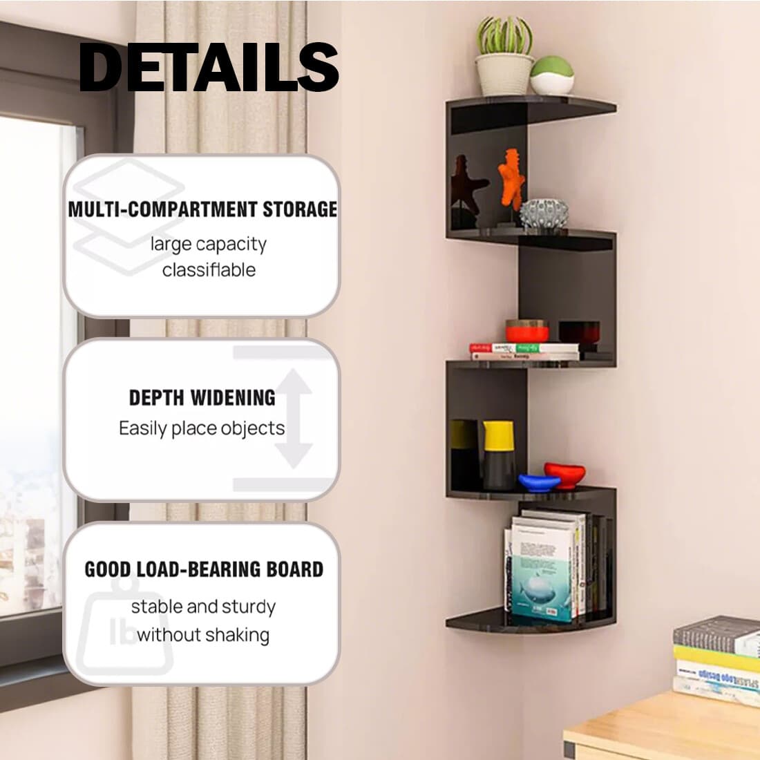 5 Tier Floating Shelves - image 6