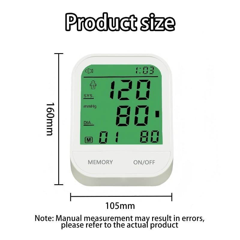 Home Blood Pressure Monitor with Backlit Display - image 4