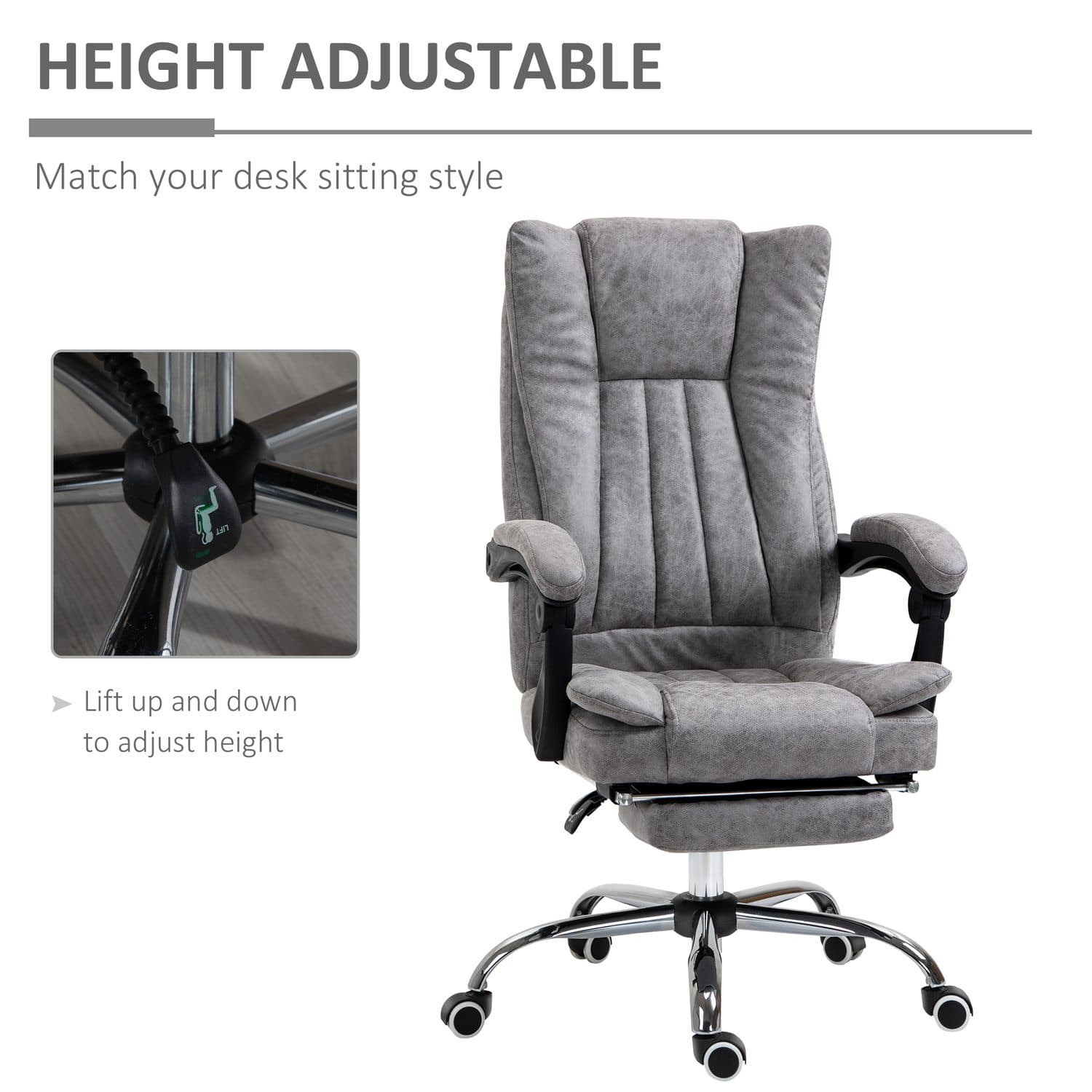 Vinsetto Reclining Desk Chair - image 5