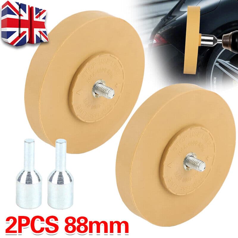 Remove stickers with 88 mm rubber eraser wheels - image 4