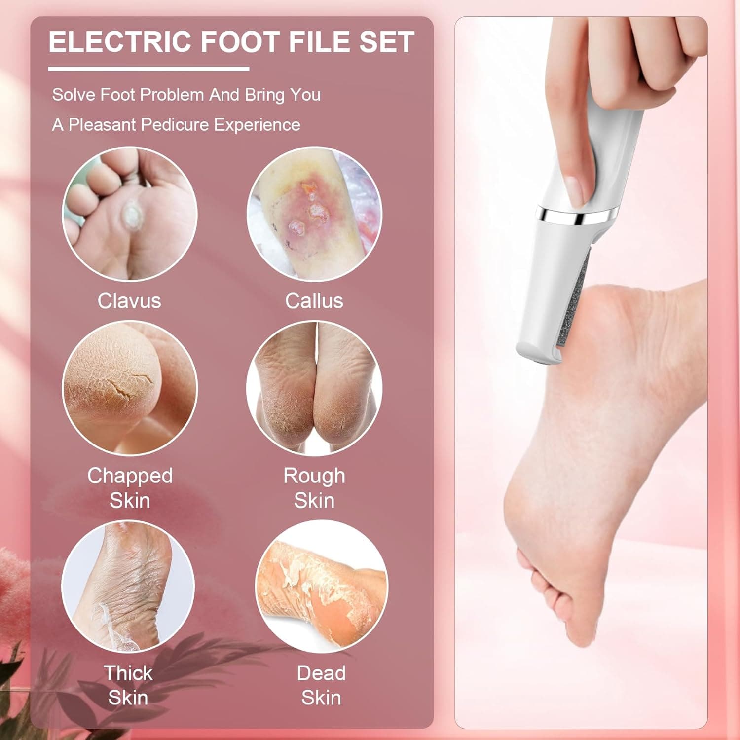 Electric Foot Grinder for Smoother, Softer Feet - image 3