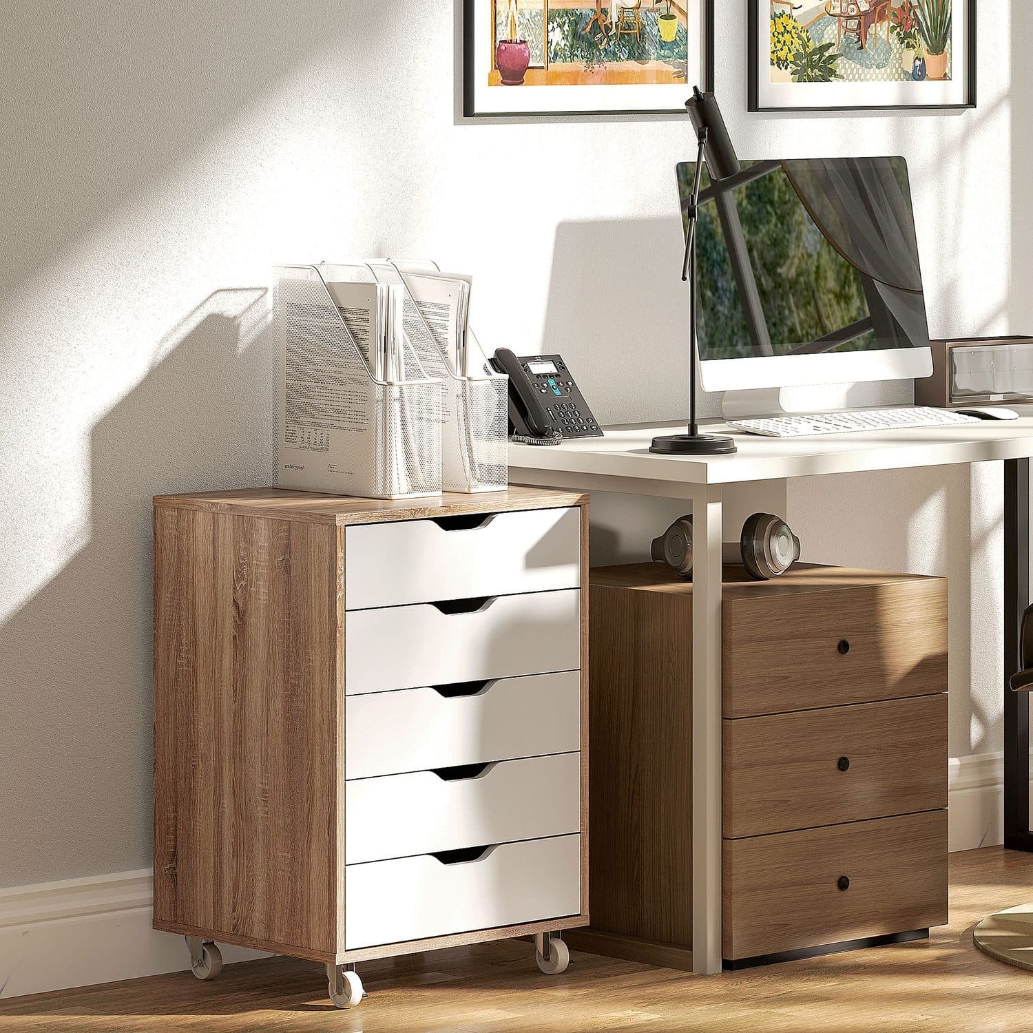Vinsetto 5-Drawer Cabinet - image 3