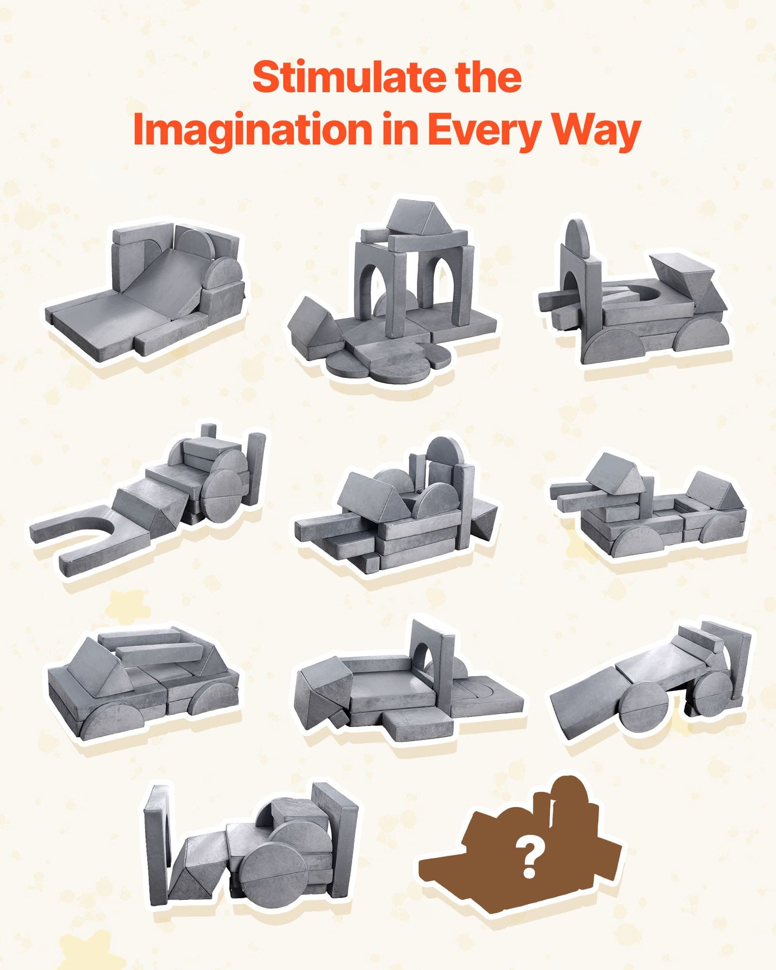 14-Piece Modular Kids Sofa - image 3