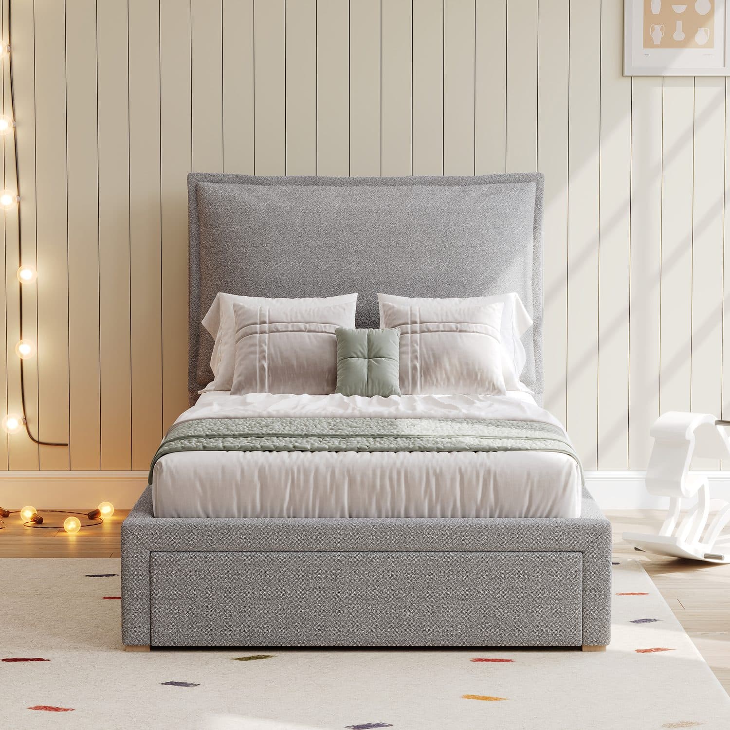Villalta Home Grey Storage Bed - image 3
