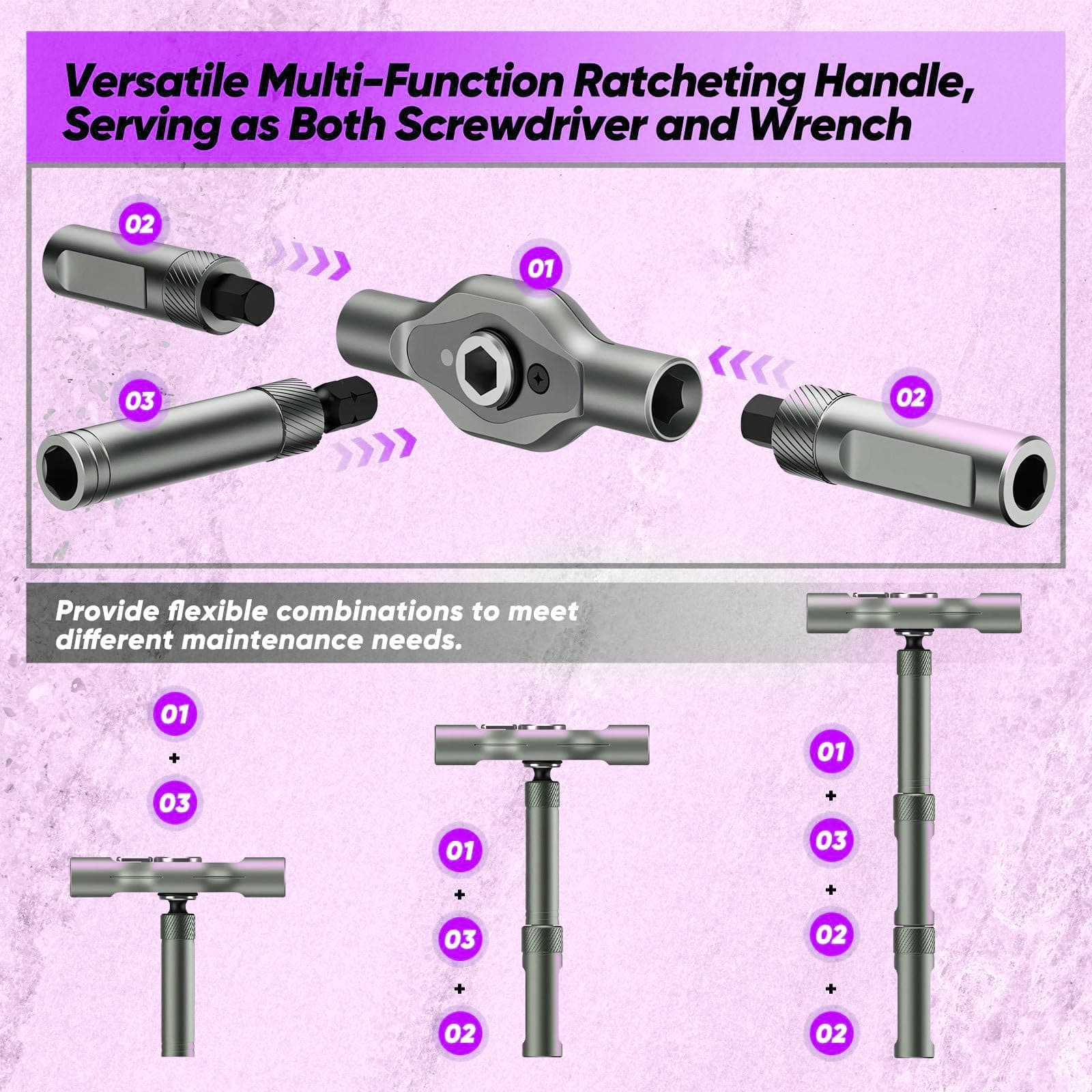42-Piece Magnetic Screwdriver Bit Set for Home and Workshop Use - image 5