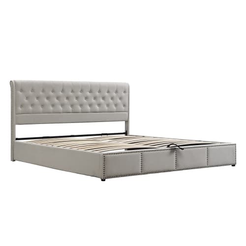 Upholstered Single Bed in Pink Velvet (3ft / 90x190cm) - image 4