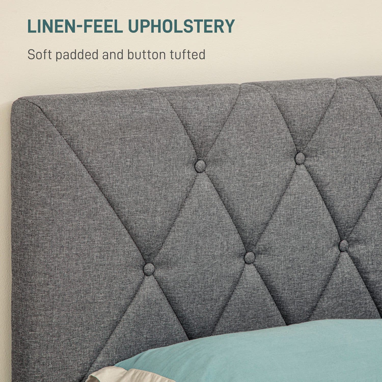 Adjustable Grey Double Bed - image 4