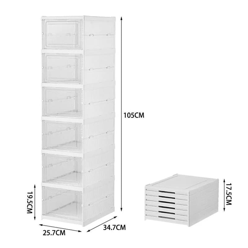 6-Tier Stackable Shoe Storage Organiser - image 8