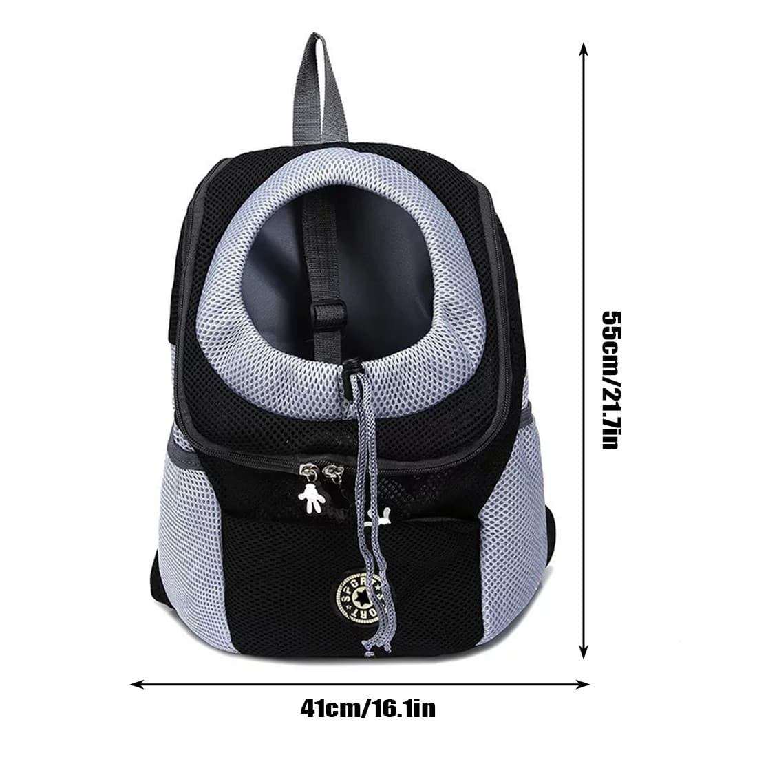 Mesh Travel Carrier Backpack for Small Pets - image 6