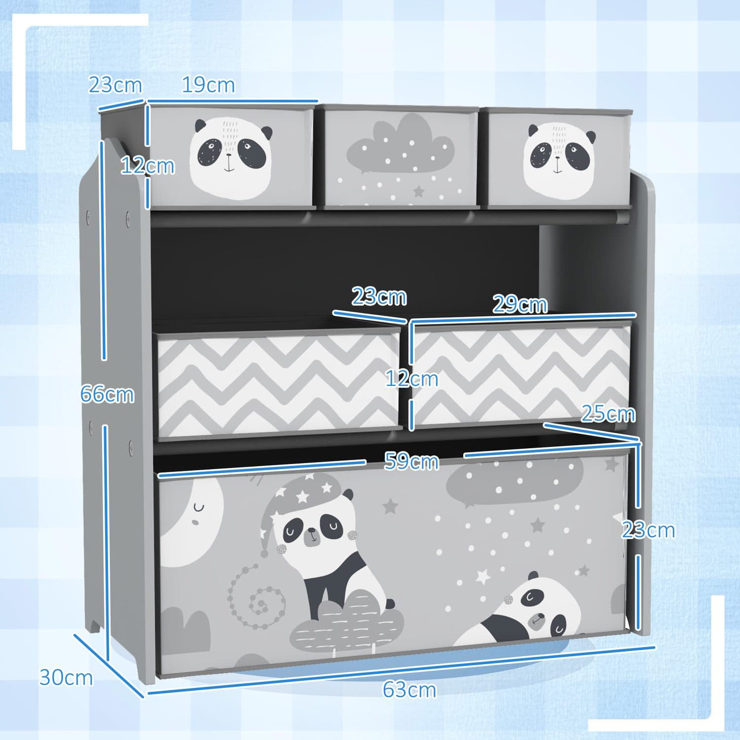 Tame the Toy Chaos with the ZONEKIZ 6-Bin Storage Unit - image 2