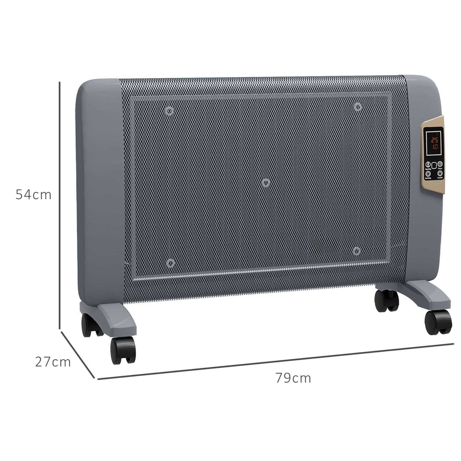 Portable Mica Space Heater with Remote Control - image 4