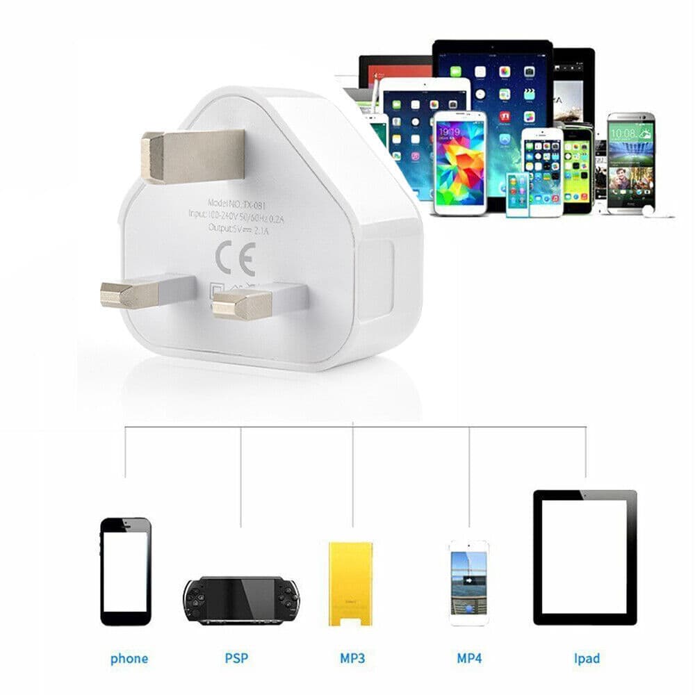 Six compact UK USB wall plugs for everyday charging - image 1