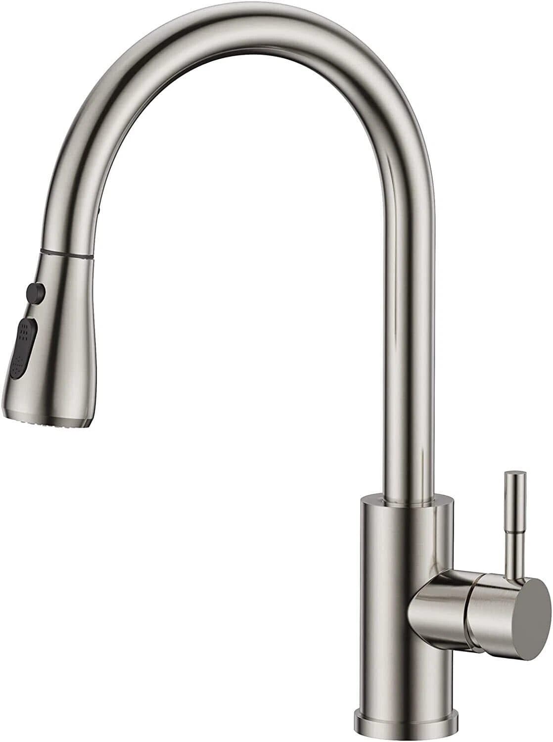 Modern Pull Out Kitchen Tap with 360 Degree Spout - image 7