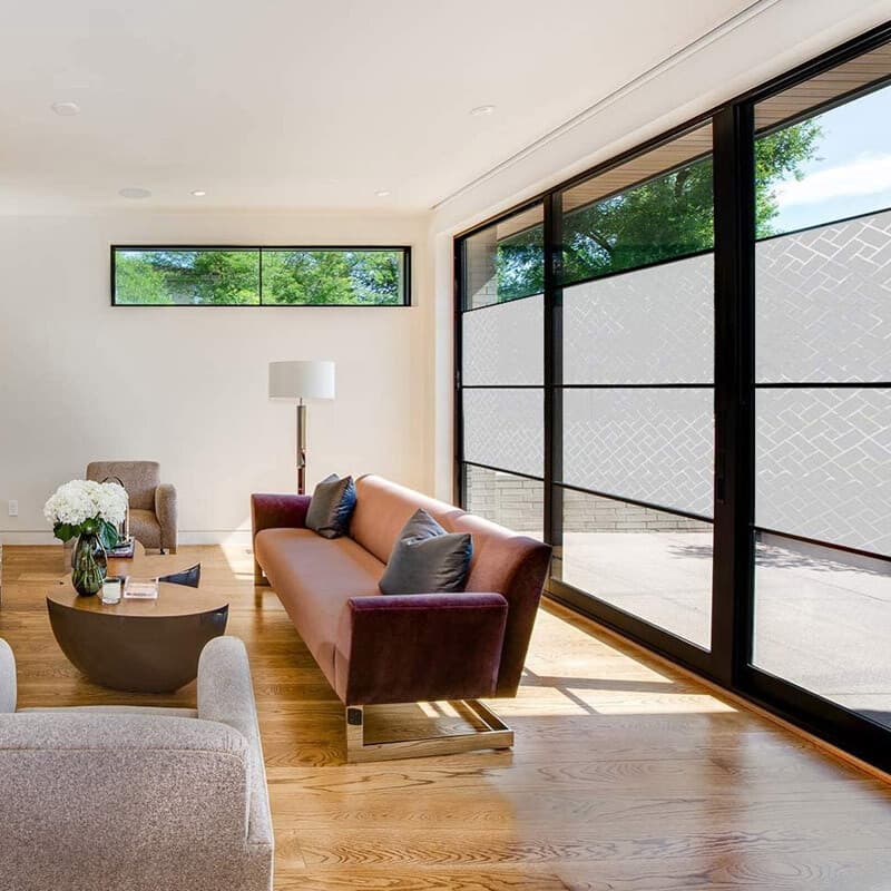 Privacy Glass Film That Looks Like Etched Glass - image 1