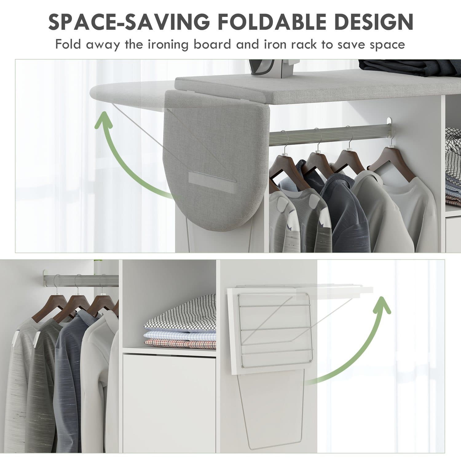 Rolling Ironing Cabinet - image 2