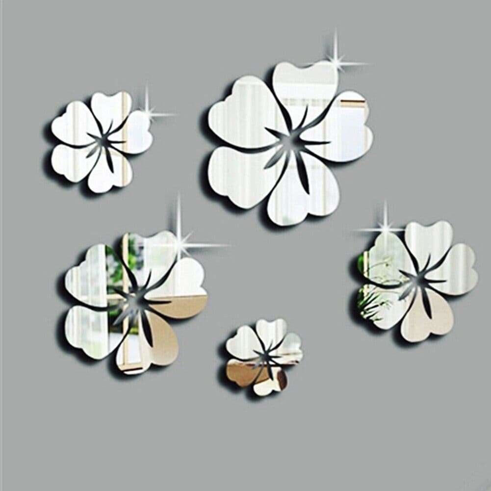Reflective Flower Wall Stickers for Bright Decor - image 6