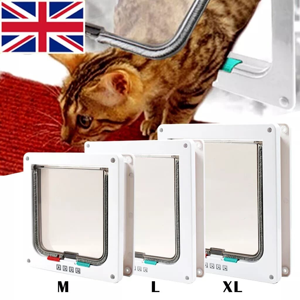 Four Lock Settings, One Pet Flap — Control When Pets Come and Go - image 1