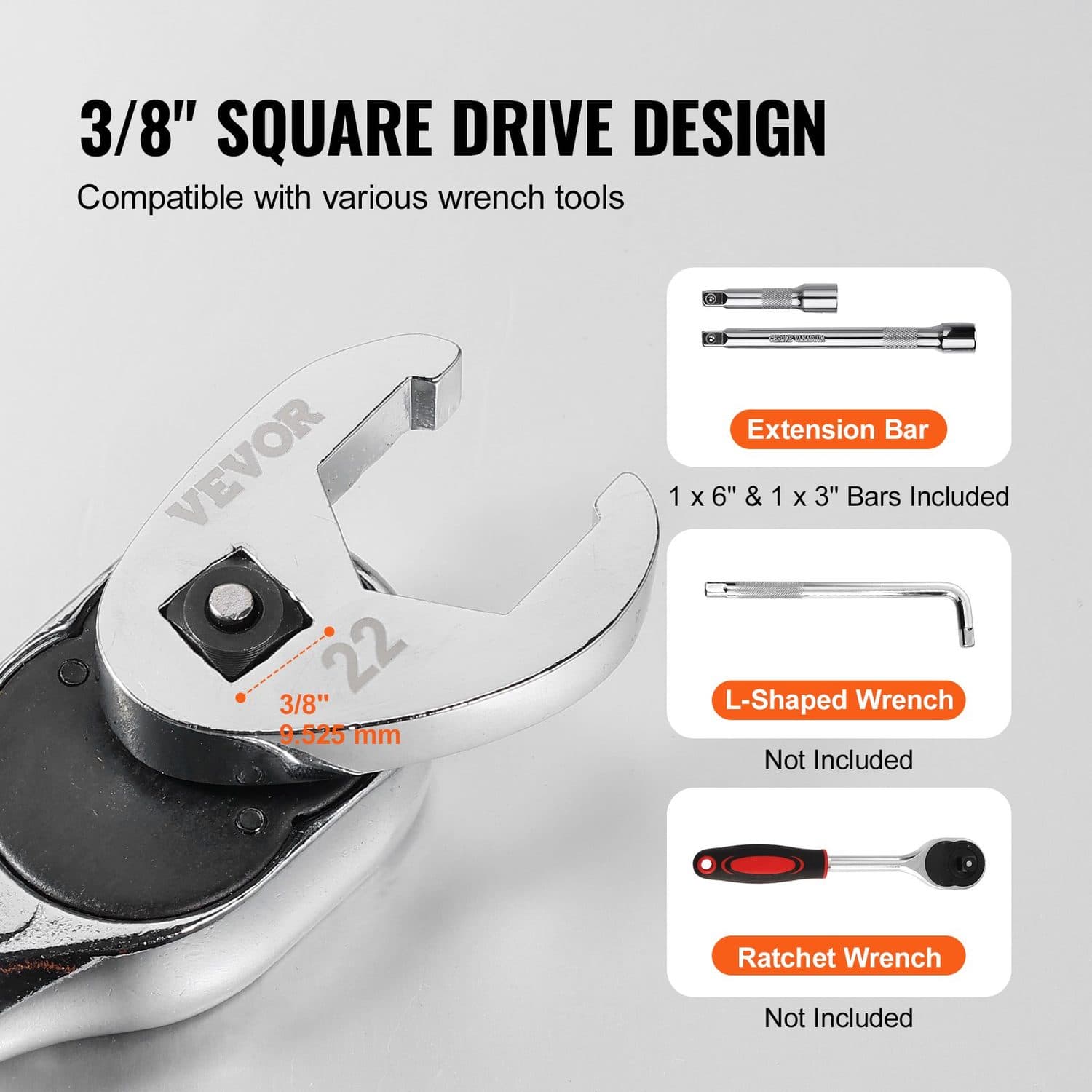 Metric and SAE Crowfoot Wrenches for Tight Spaces - image 4