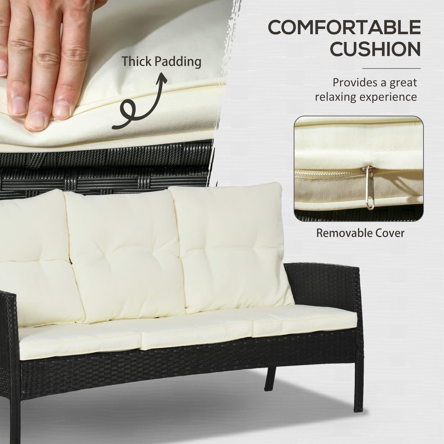6-Piece Rattan Sofa Set - image 5