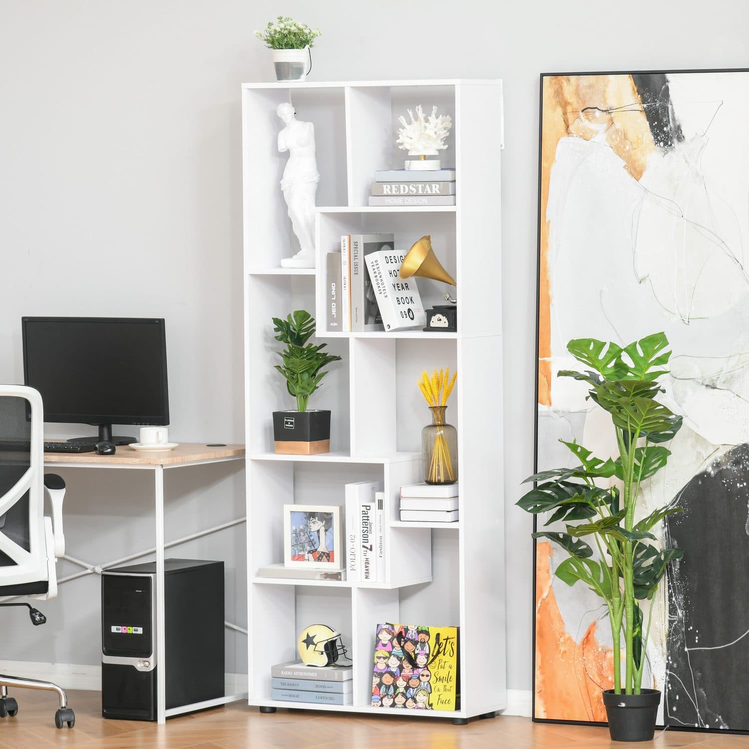 Modern 8-Cube Tall Bookshelf - image 5