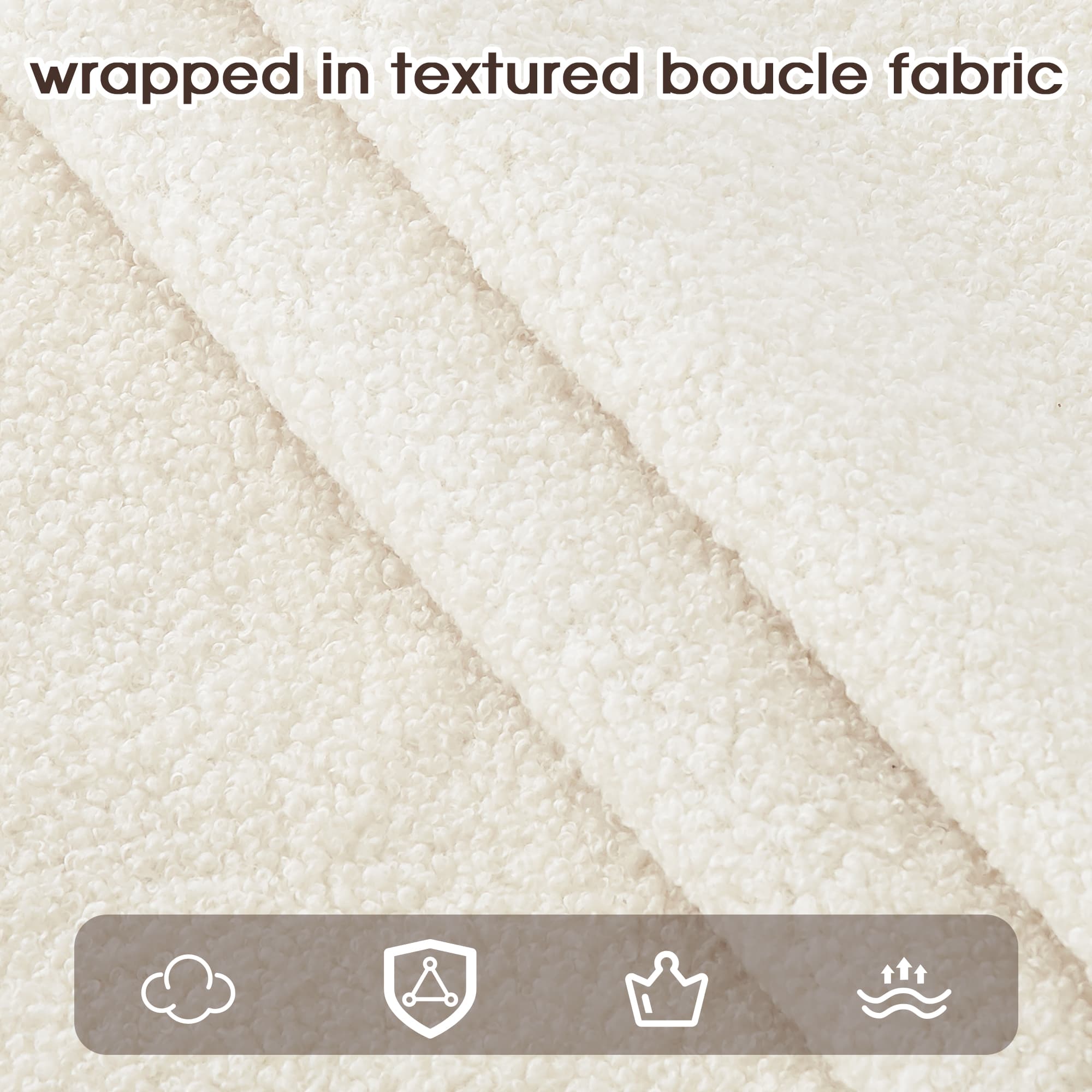 6 Chic Boucle Chairs - image 2