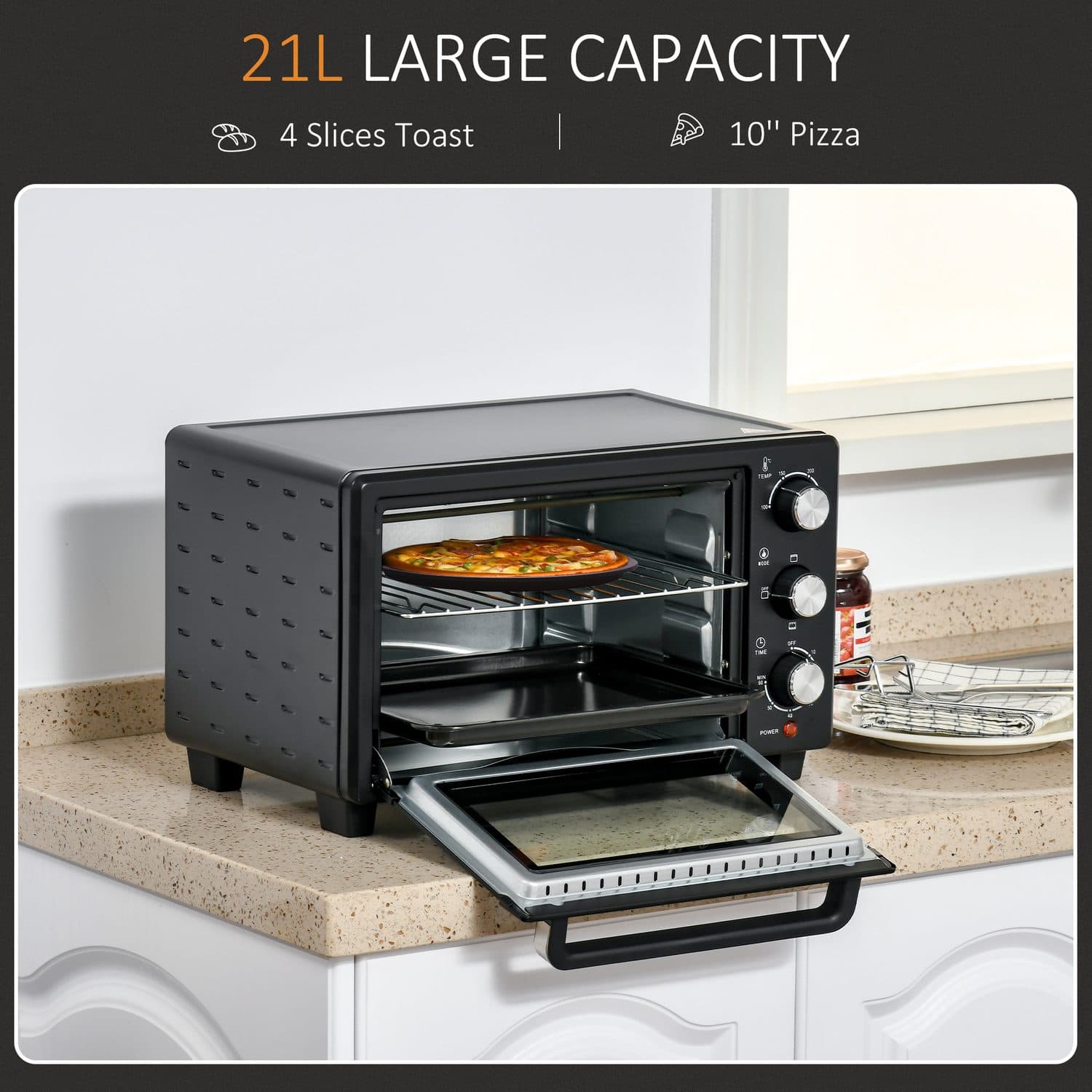 21L Mini Desktop Oven - image 5