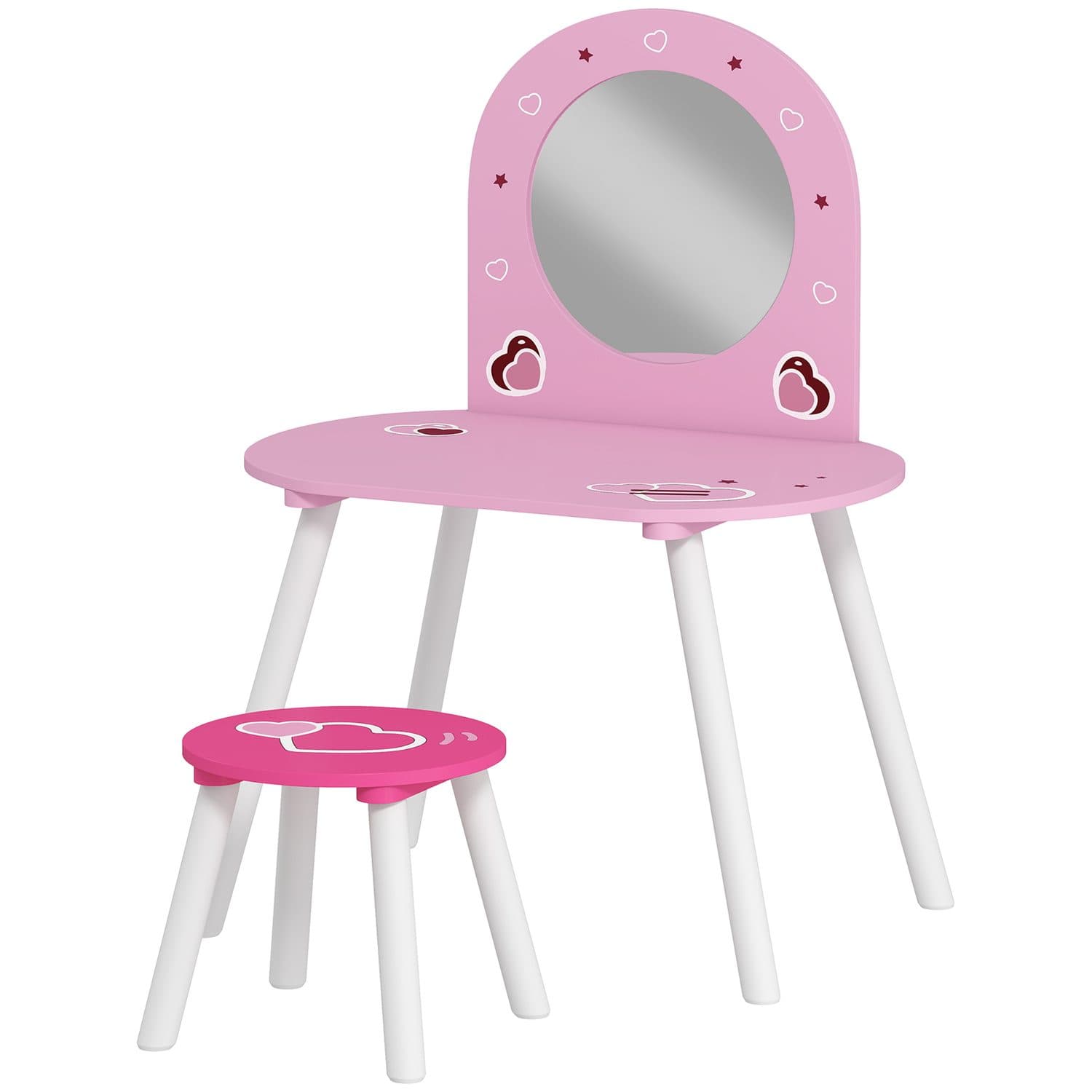 Pink Princess Dressing Table - Pink