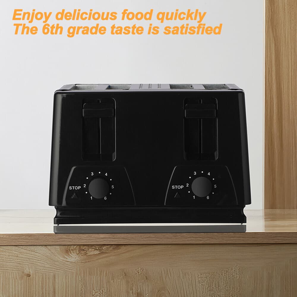 4-Slice Stainless Steel Toaster with Dual Independent Controls - image 8