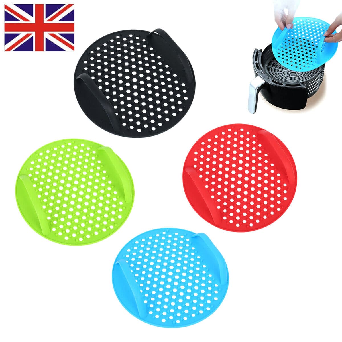 Reusable Silicone Air Fryer Liner for Cleaner Cooking - image 1