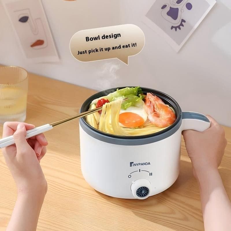 Compact 1.7L Rice Cooker and Double Layer Steamer for Small Kitchens - image 5