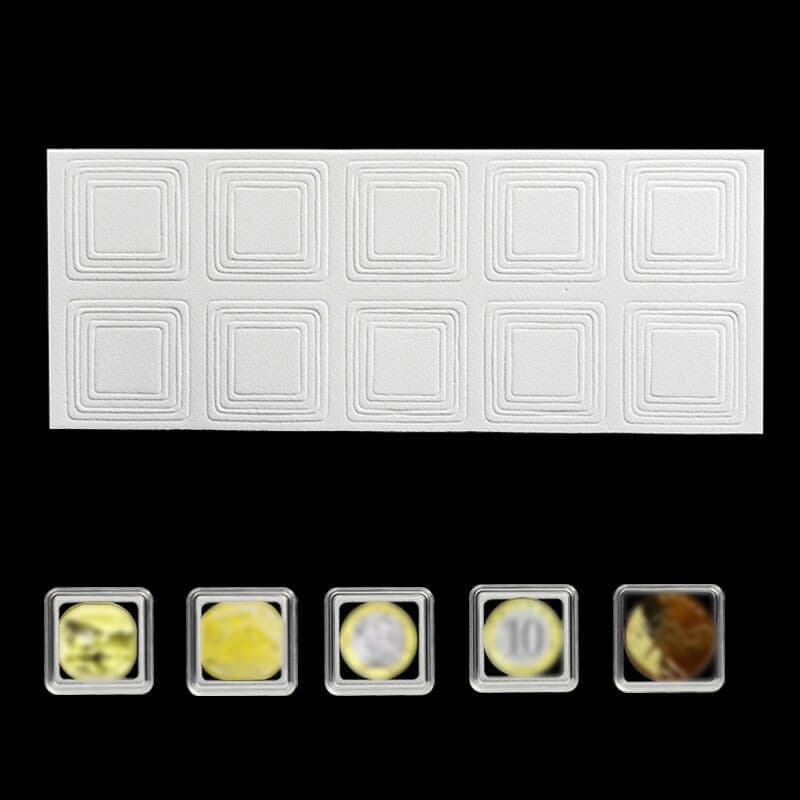 Clear Coin Capsule Storage Cases for Display - image 4