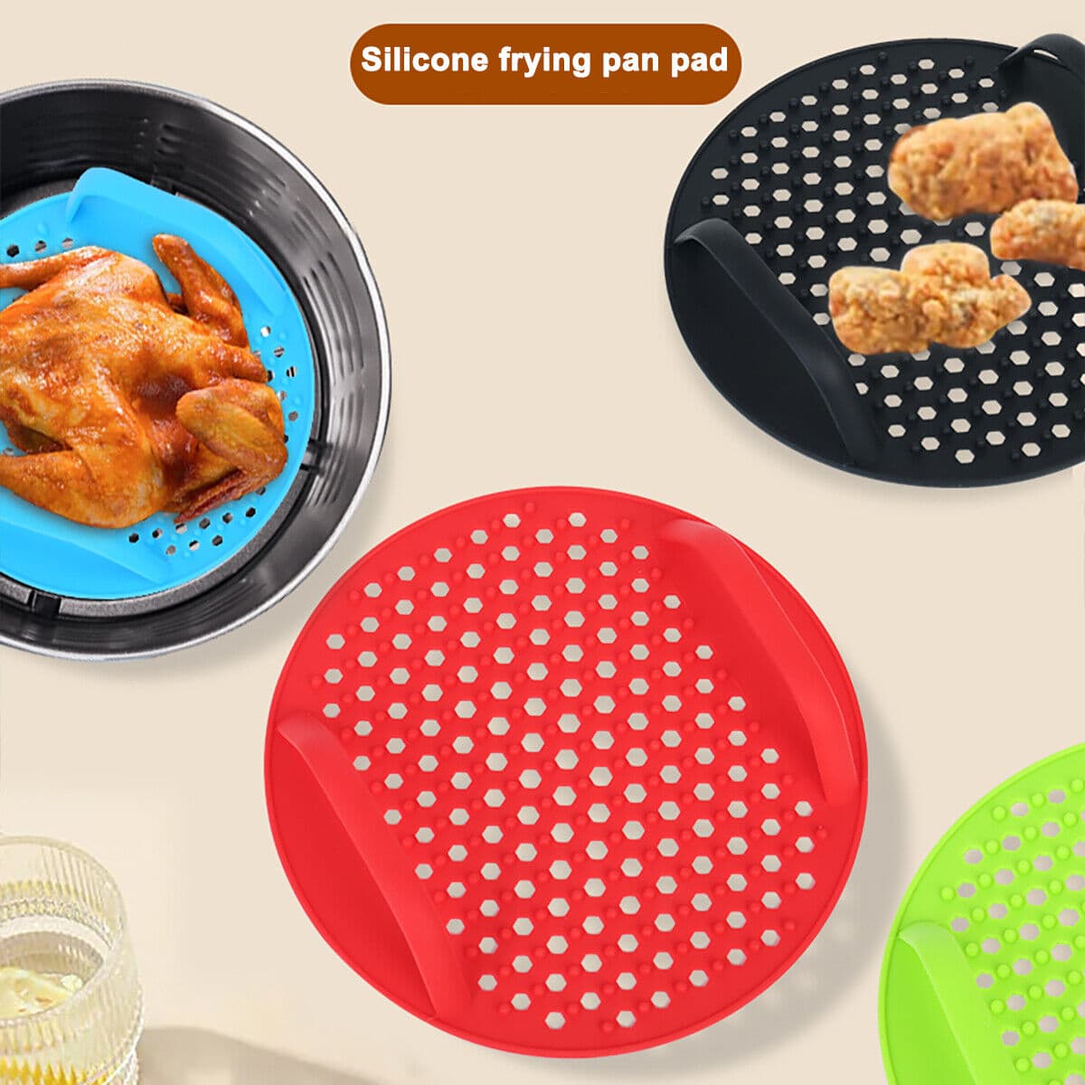 Reusable Silicone Air Fryer Liner for Cleaner Cooking - image 10