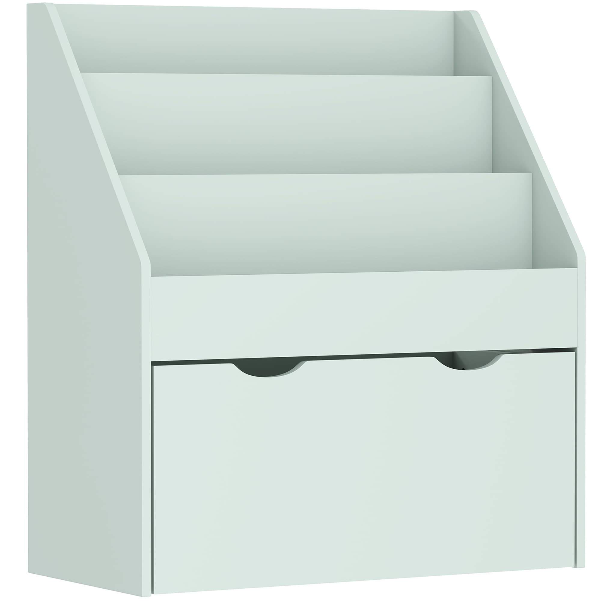 Green Kids Bookcase & Drawer