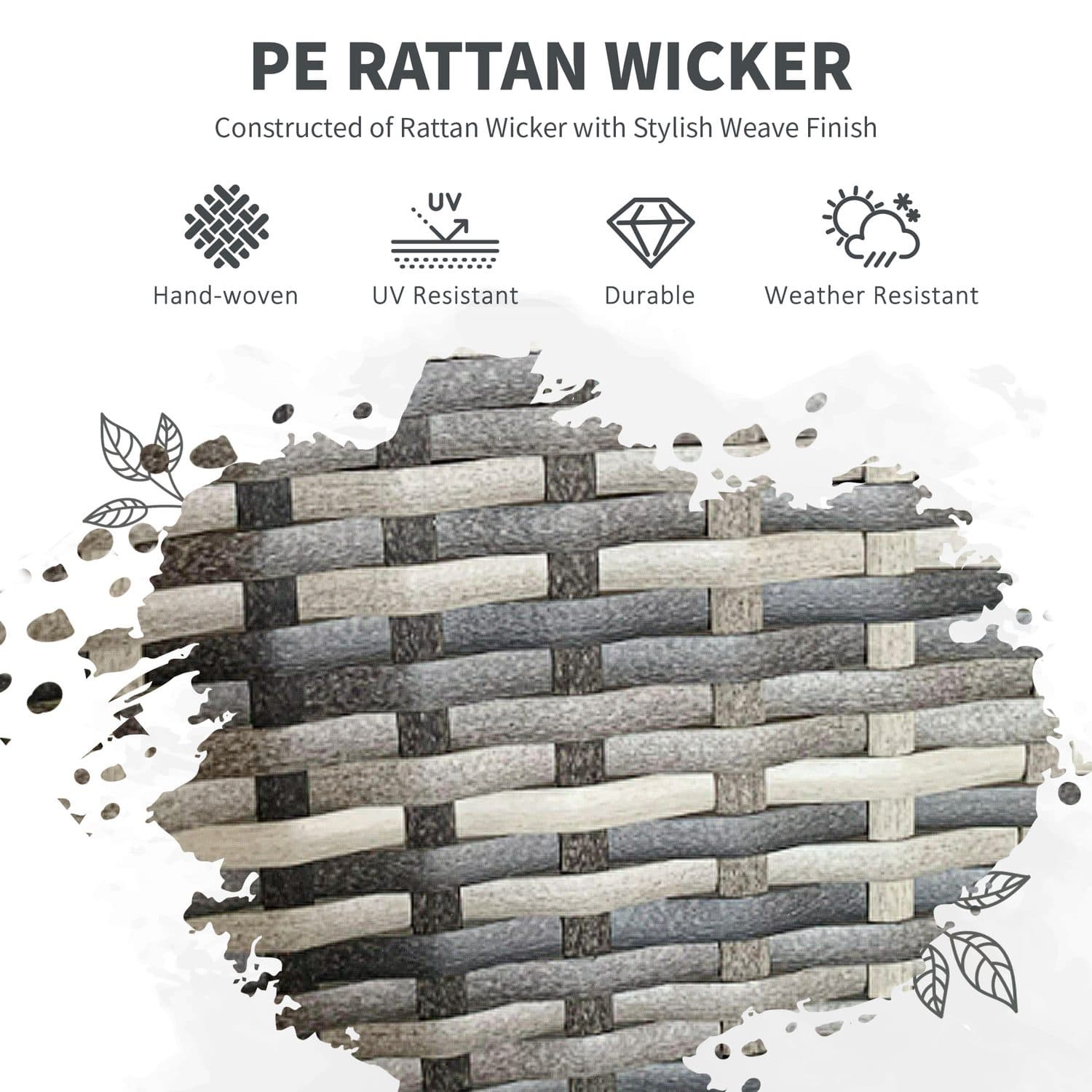 5-Piece Rattan Dining Set - image 5