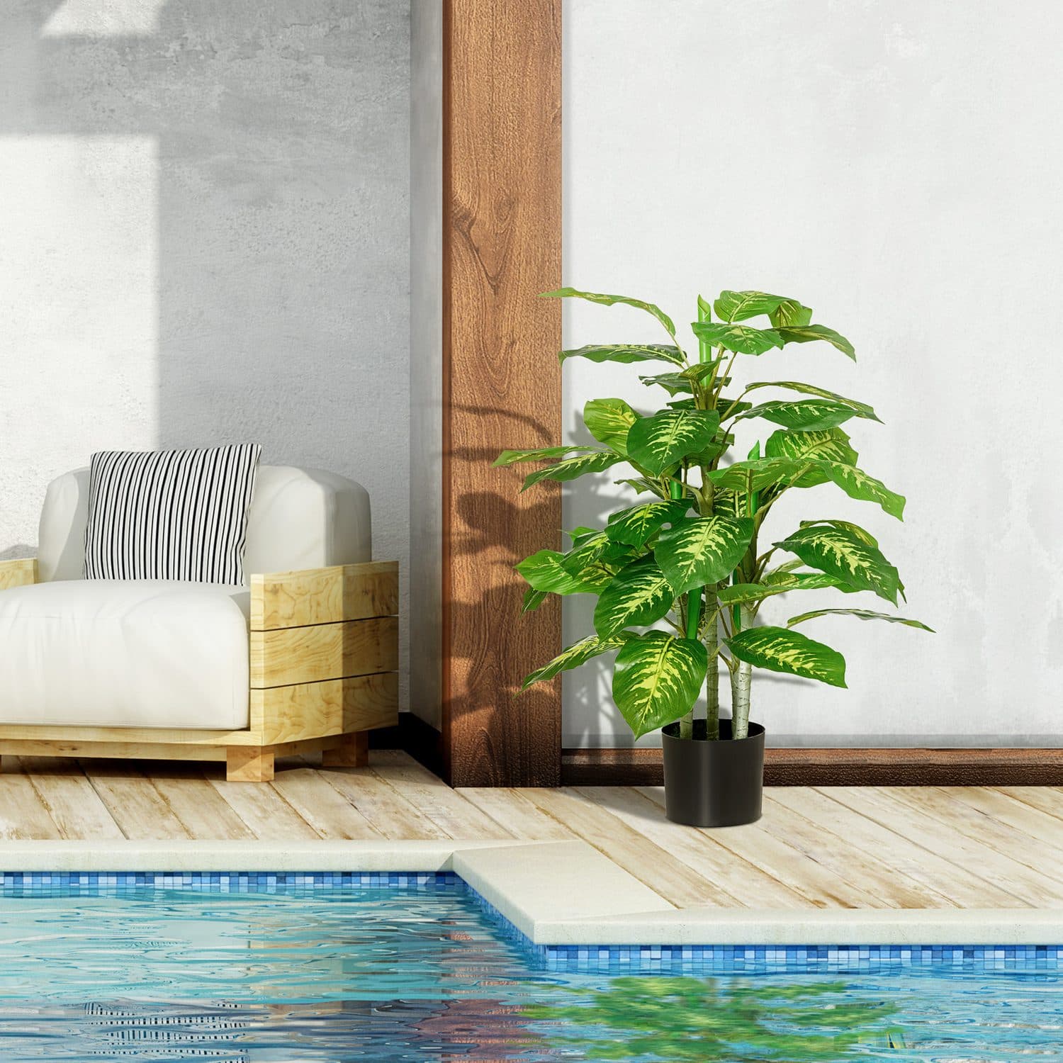 95cm Artificial Evergreen Trees - image 2