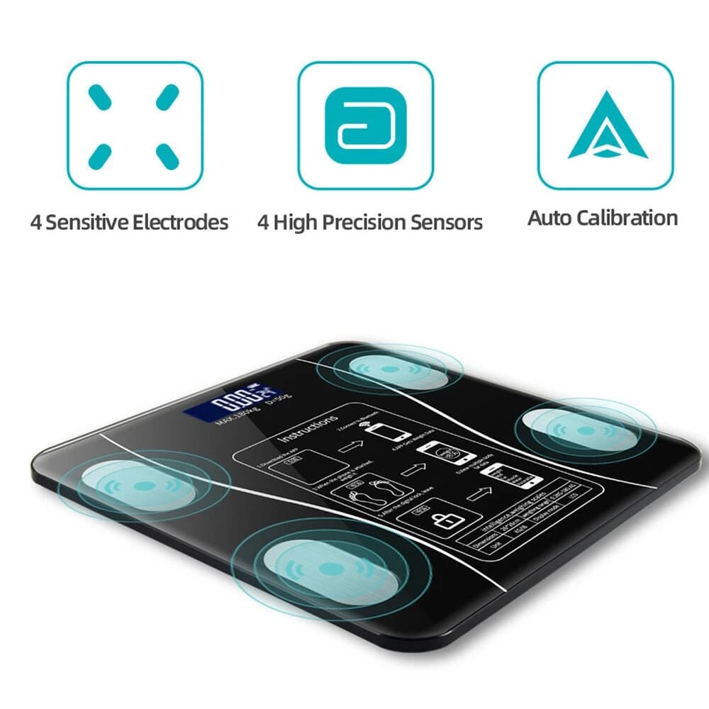 Smart Body Fat Scale with Bluetooth App Tracking - image 3