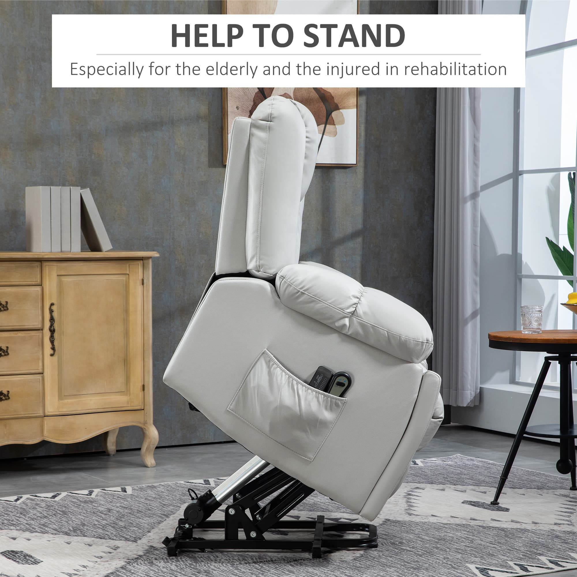 Lift to stand and massage to relax — all from one armchair - image 2