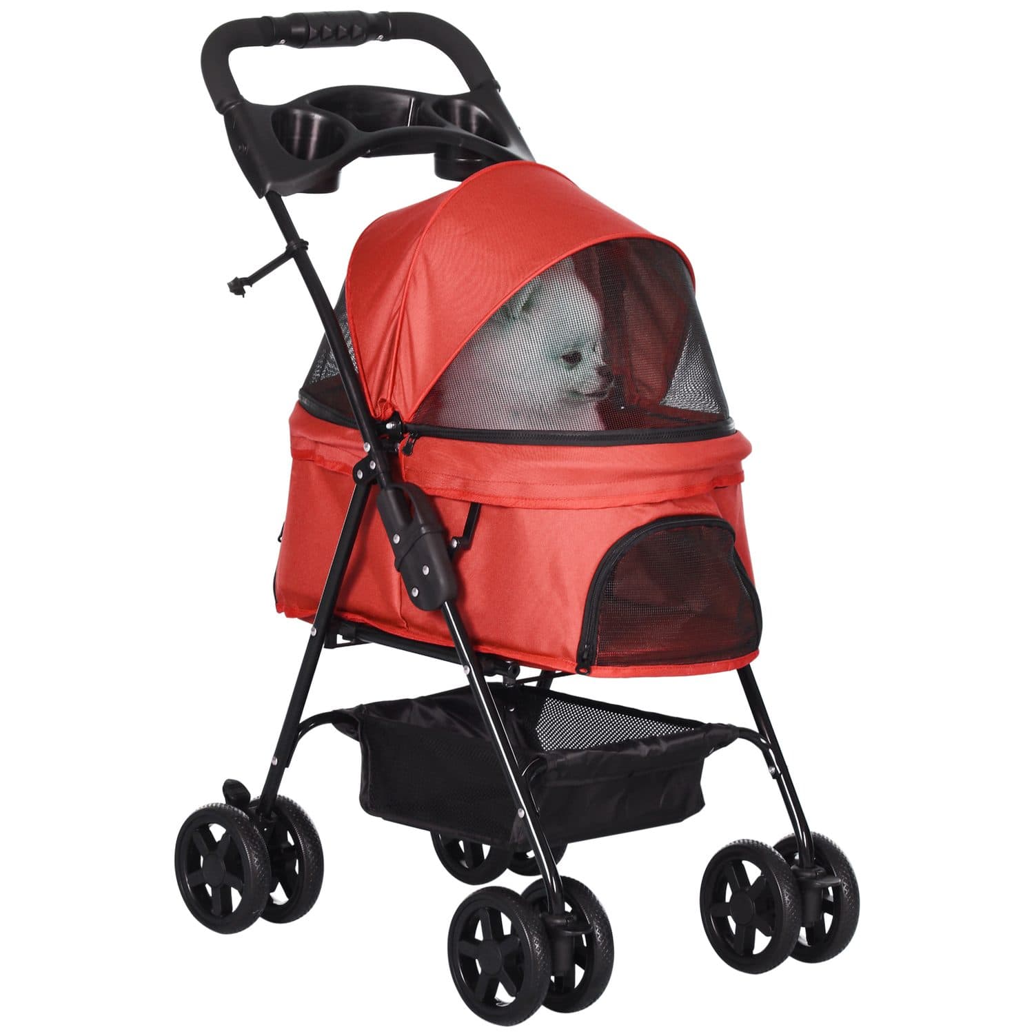 PawHut Foldable Dog Pram Stroller