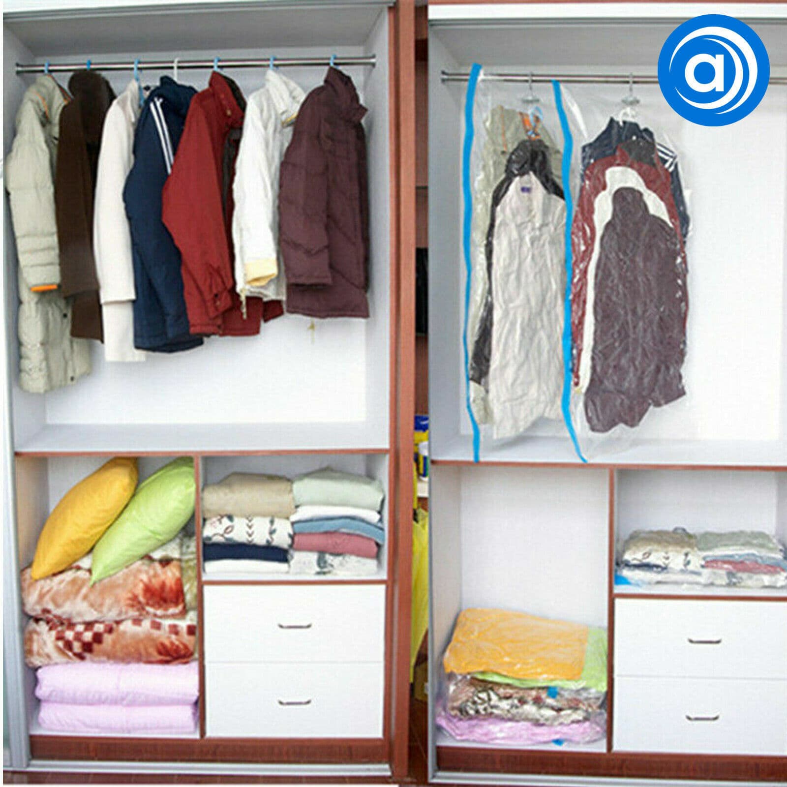 Six Vacuum Storage Bags for Reclaiming Wardrobe Space - image 4