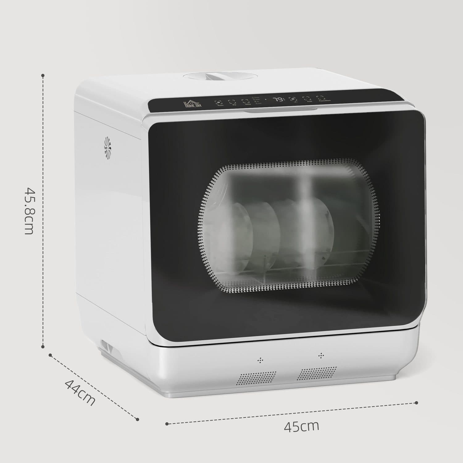 Compact Tabletop Dishwasher with Built-In 6L Tank - image 1