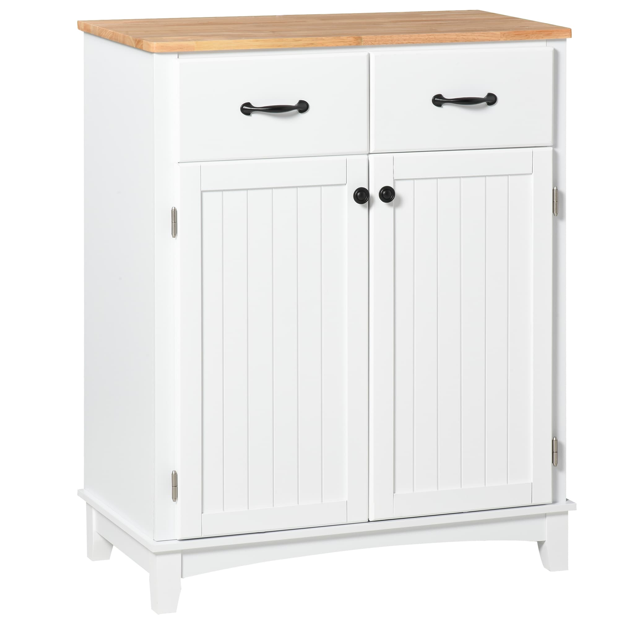 Modern White Cupboard & Drawers