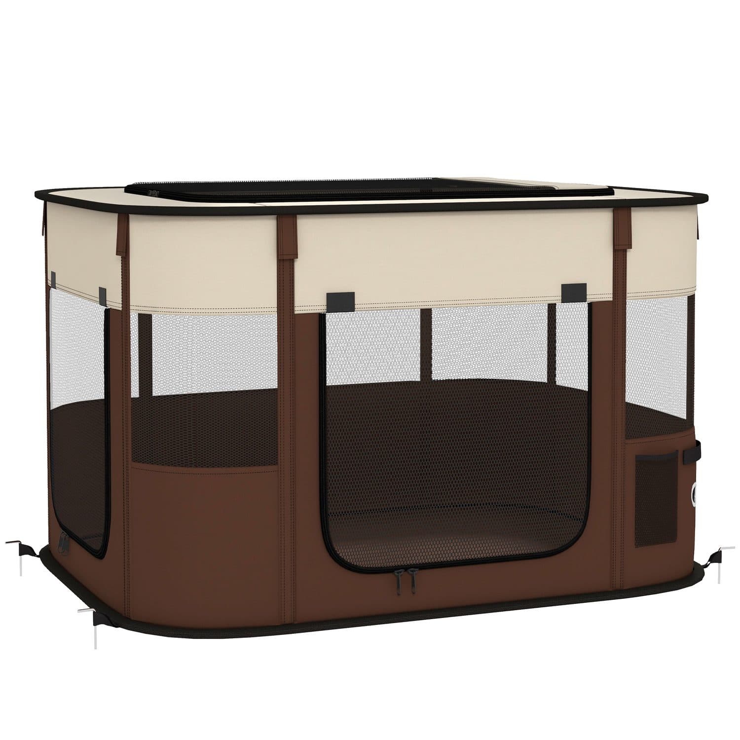 PawHut Foldable Pet Playpen for Indoor and Outdoor Use