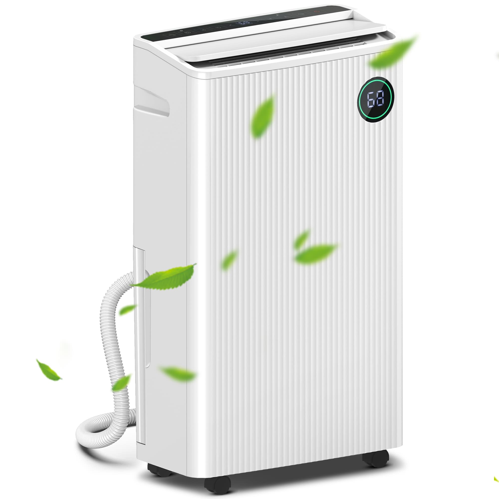 White Dehumidifier and Air Purifier for Home Laundry