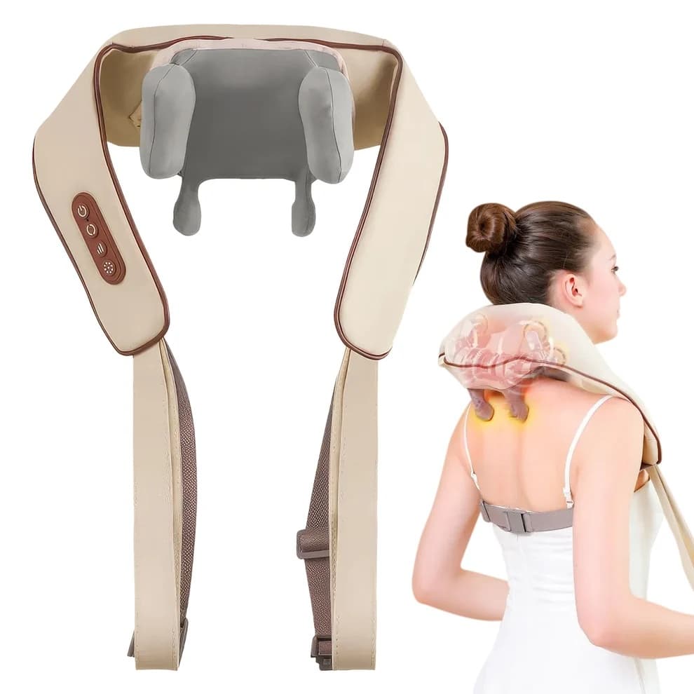 Rechargeable Dual-Arm Neck & Shoulder Massager