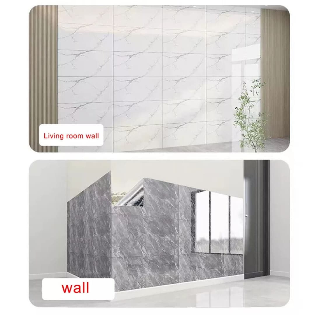 Earl Grey Marble Stick-On Tiles for Kitchens and Bathrooms - image 3