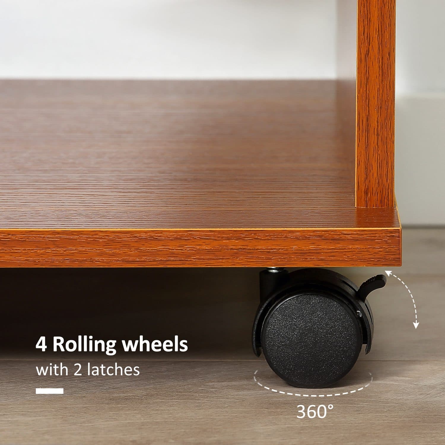 Walnut Mobile Open Wardrobe - image 2