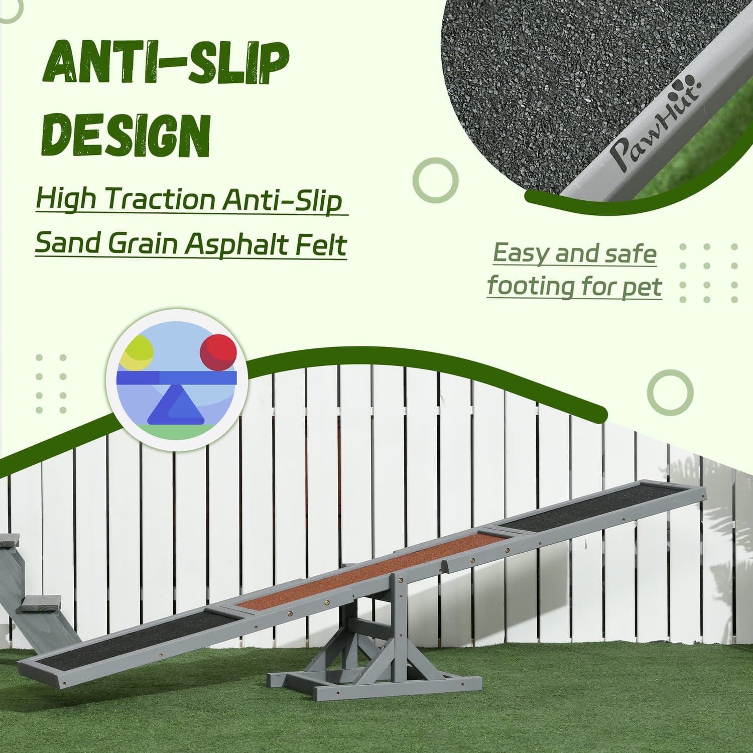 Wooden Agility Seesaw for Large Dogs - image 4