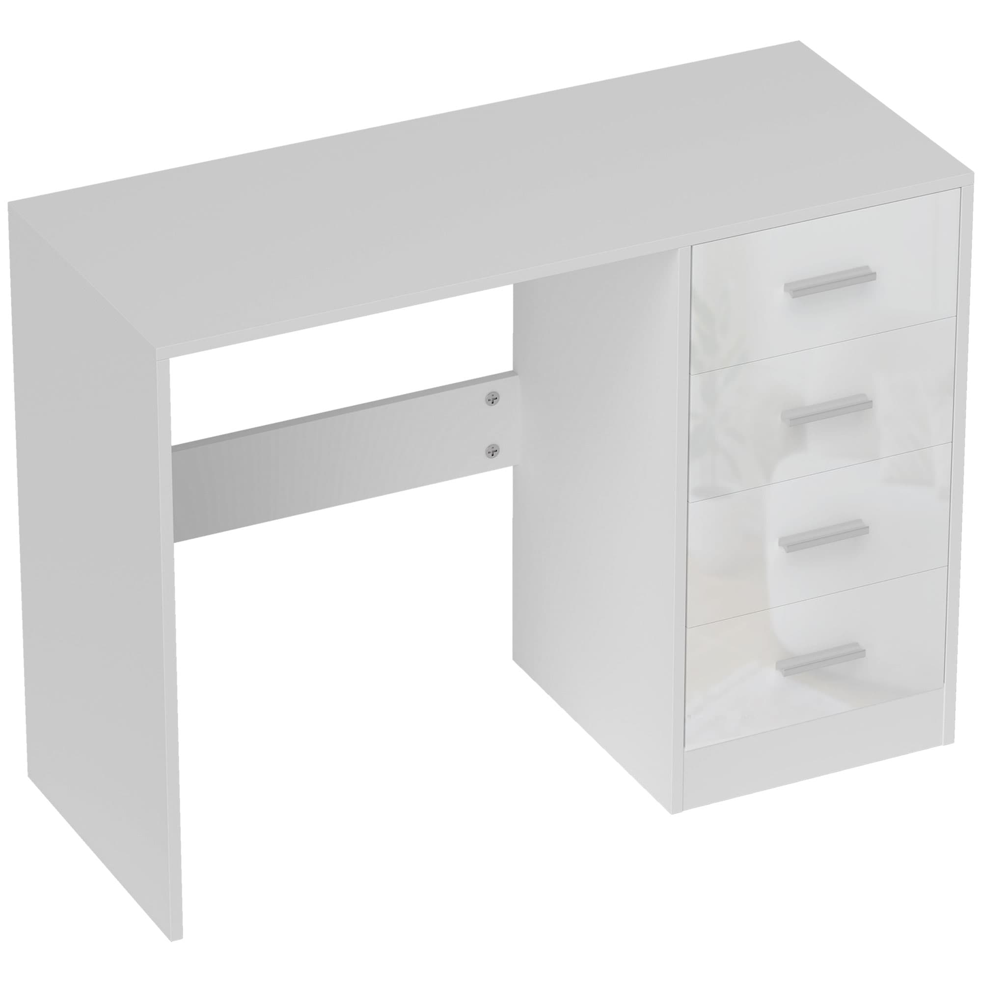 High Gloss White Desk